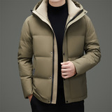 冬季新标高充绒连帽纯色简约羽绒服面包服XZ804/M6921P310，男装羽绒服，星座804（原QT730）