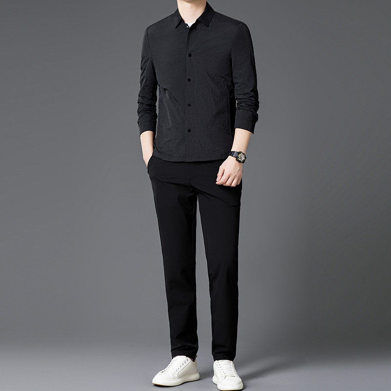 皮肤衣男夏季薄款速干商务透气外套免烫休闲防晒服MT23601P136,男装夹克,星座804（原QT730）