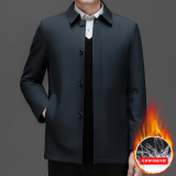 男士中老年冬季保暖外套可拆内胆羽绒服爸爸装XZ804/999P180，男装羽绒服，星座804（原QT730）