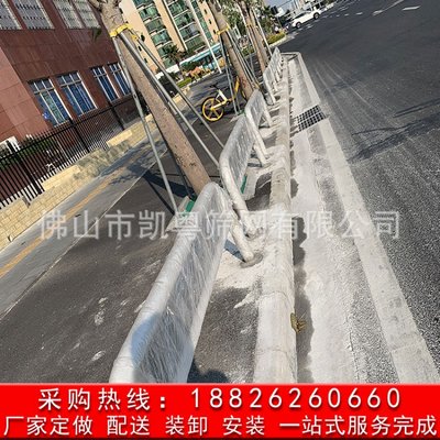 人行道挡车杆道路防撞栏杆U型一