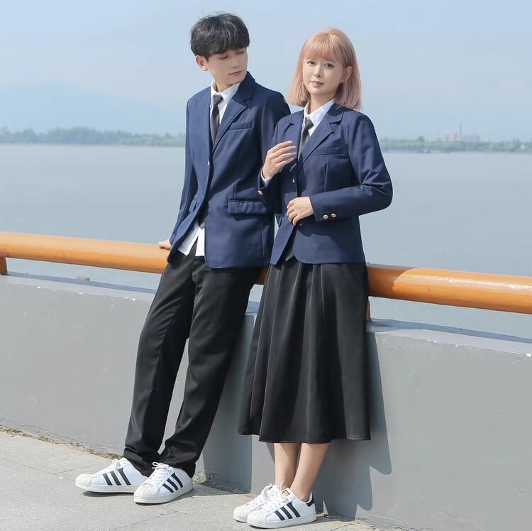 中学生校服套装英伦学院风西装