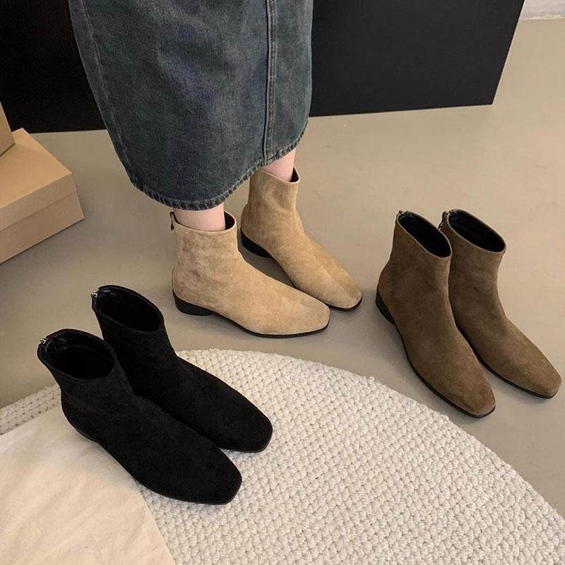 秋冬新款41到43宽胖脚大码女靴