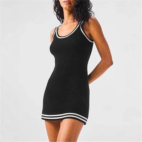 亚马逊2025 年夏季连衣裙alo 网球针织运动连衣裙女