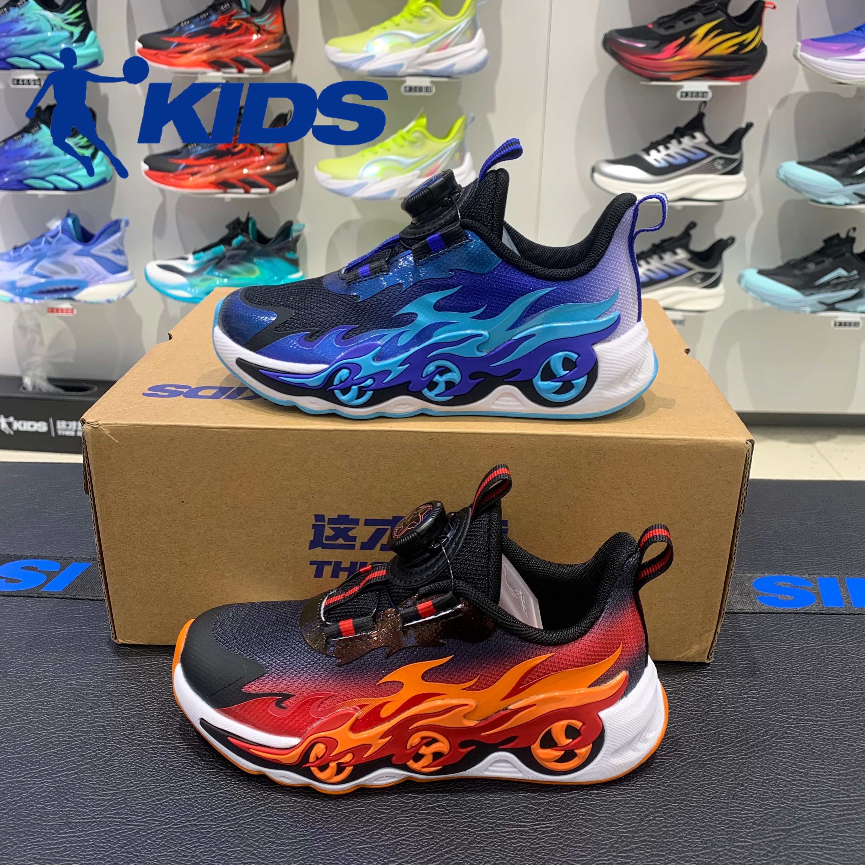 乔丹儿童跑步鞋男小童2026春季新款网面透气运动鞋TDB012C261203