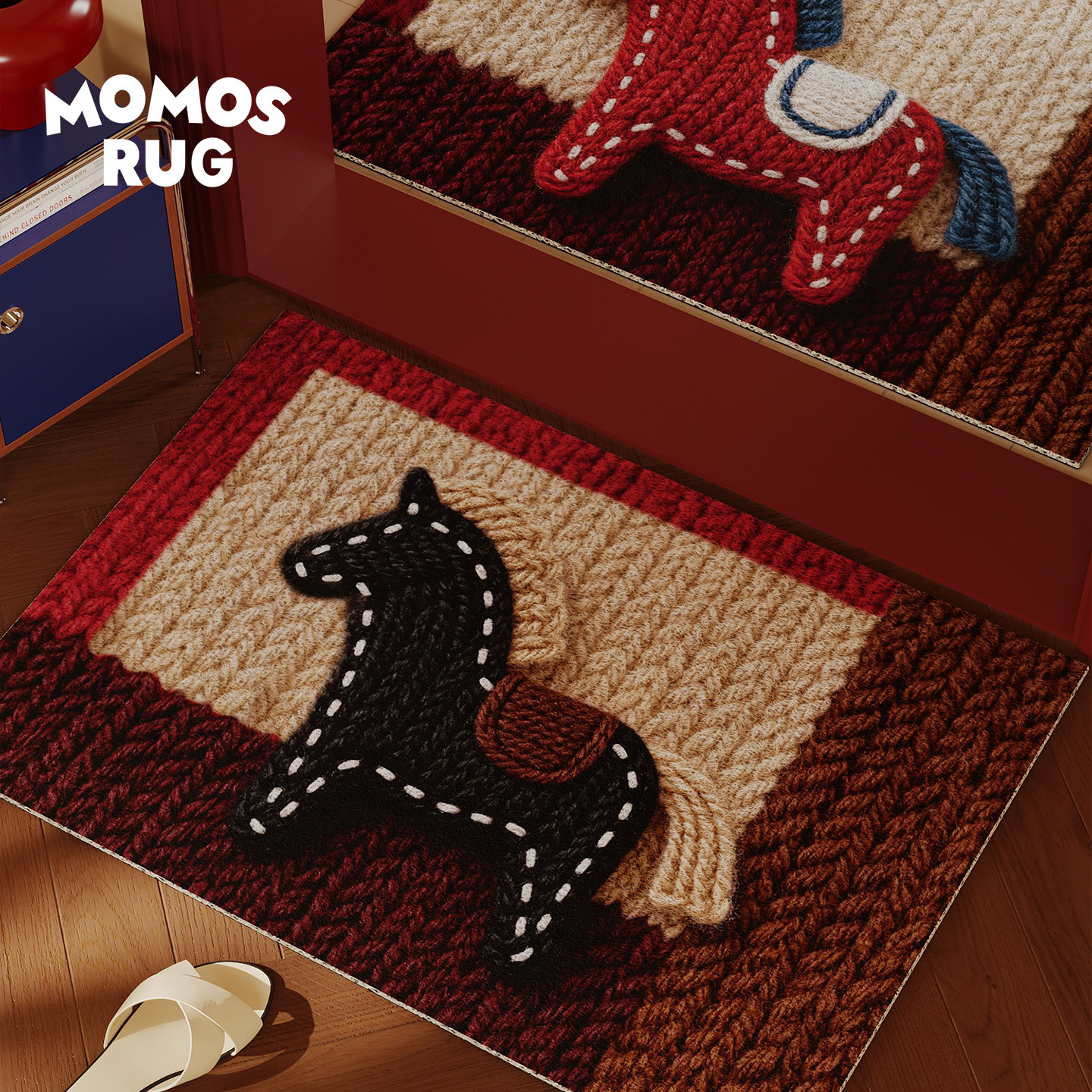 枣絮团驹丝圈新年红色入户门地垫耐磨防滑进门脚垫可定制氛围感,居家布艺,入户地垫,淘宝优惠券,粉丝福利购,淘宝优惠卷