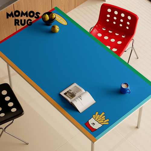 momosrug皮革餐桌垫pvc防水防油