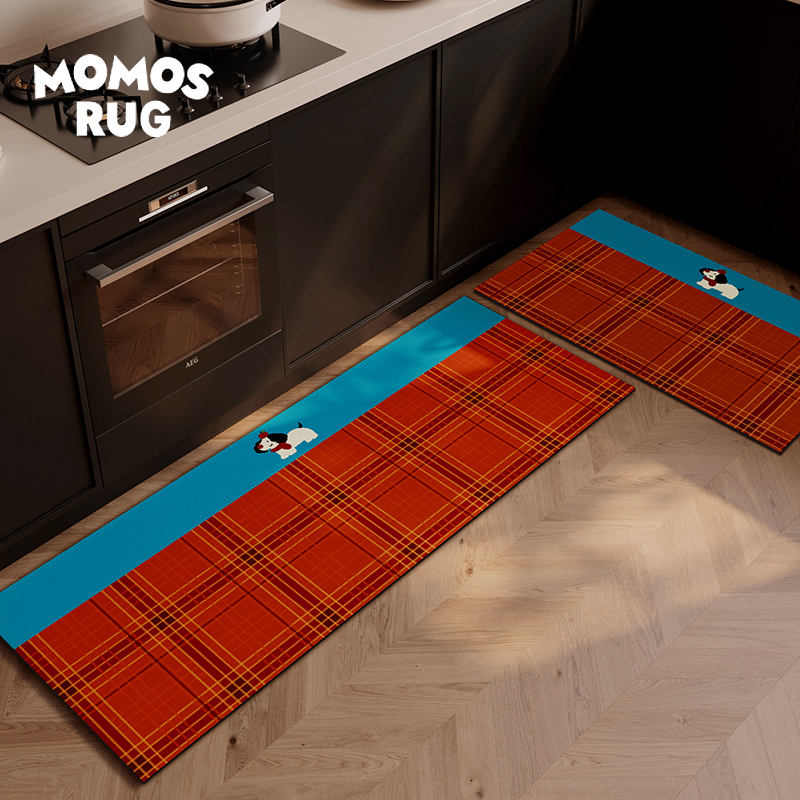 momosrug厨房地垫家用耐脏