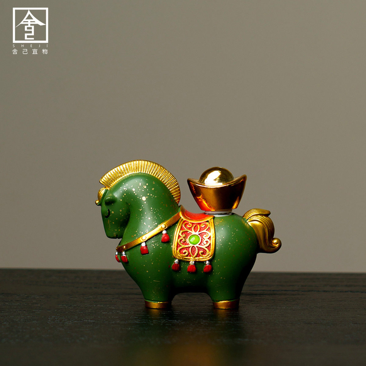 新款创意马上发财茶宠摆件家用绿马桌面小摆件马上有钱茶道零配件,餐饮具,茶宠摆件,淘宝优惠券,粉丝福利购,淘宝优惠卷