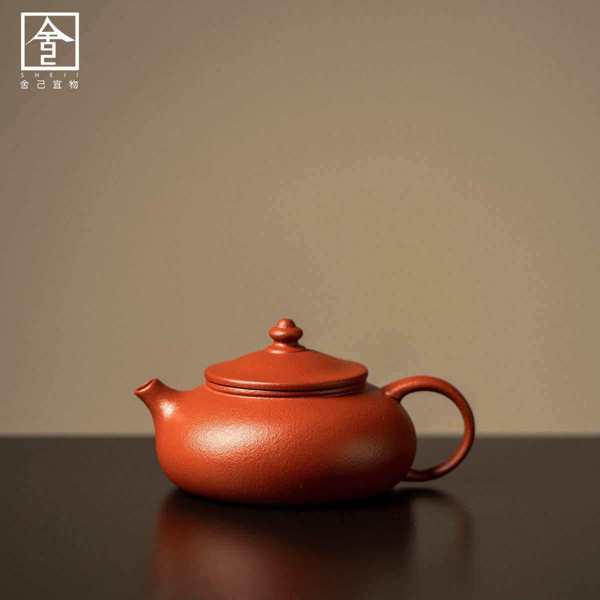 新款紫砂壶纯手工家用茶壶茶具套装大容量全手工朱泥大红袍扁腹壶