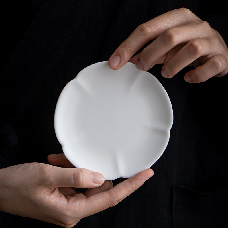 汝窑杯垫陶瓷茶杯托杯垫汝窑茶桌隔热小餐垫功夫茶具配件垫子家用,餐饮具,茶托,淘宝优惠券,粉丝福利购,淘宝优惠卷