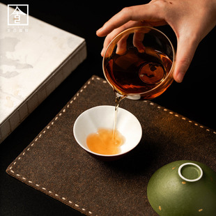 主人杯葫芦底新款茶杯手工洒金斗笠杯家用陶瓷创意福禄喝茶杯茶具