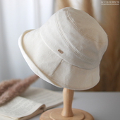 帽子 韩版 百搭显瘦渔夫帽女夏季 休闲高端女士盆帽小香透气薄款