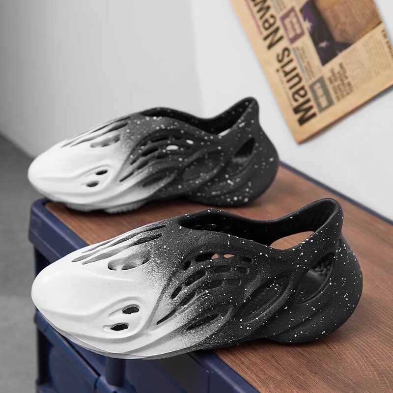 潮牌椰子洞洞鞋男夏季外穿网红包头凉拖运动防滑防臭沙滩涉水凉鞋