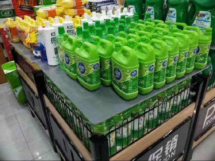 饮料瓶超市地堆分隔板货位堆头层板牛奶货架摆放酒水饮料卖场面板