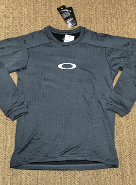 Oakley 25AW 日本限定Enhance Light Grid L/S Crew吸湿速干长袖