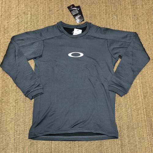 Oakley 25AW 日本限定Enhance Light Grid L/S Crew吸湿速干长袖
