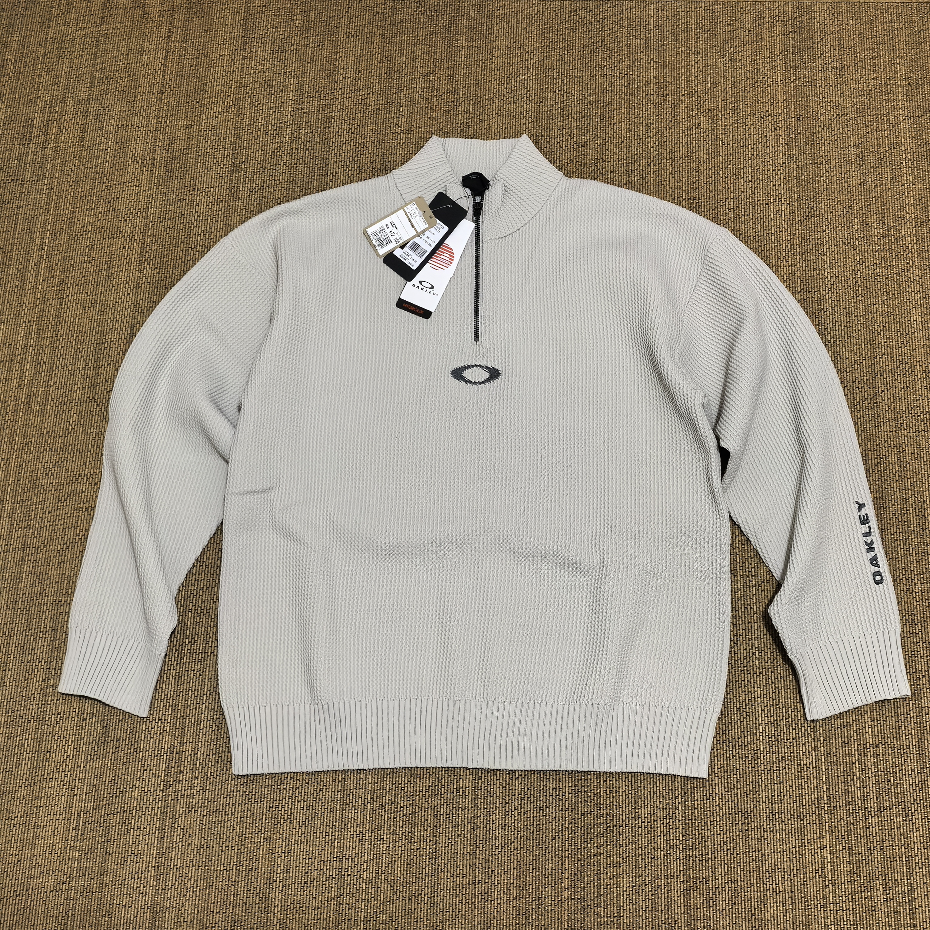 Oakley欧克利 New Retro Sweater吸汗快干半拉链针织毛衣卫衣现货