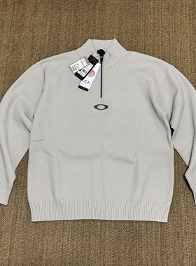 Oakley欧克利 New Retro Sweater吸汗快干半拉链针织毛衣卫衣现货