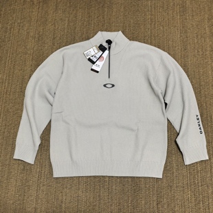 Oakley欧克利 New Retro Sweater吸汗快干半拉链针织毛衣卫衣现货