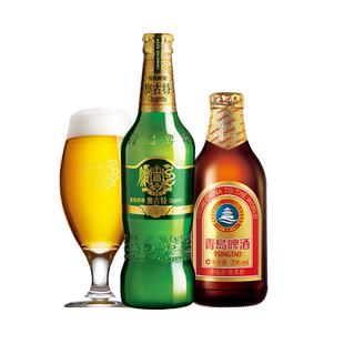 青岛啤酒小棕金啤酒296ml*24瓶+青岛啤酒奥古特480ml*6瓶