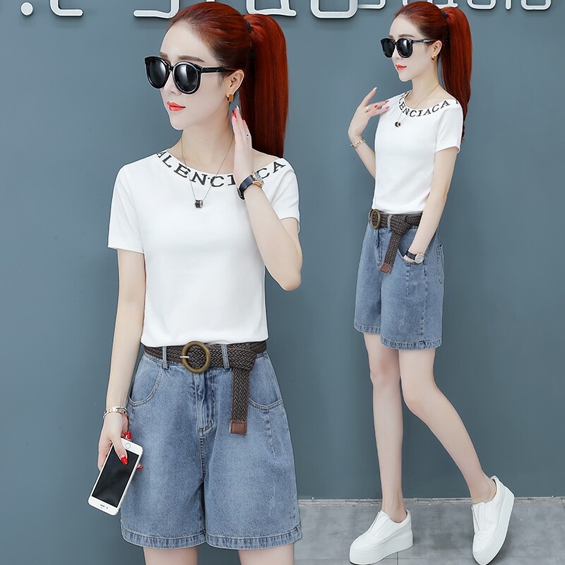 以纯官方旗舰店官网短袖牛油果绿色t恤洋气百搭上衣夏欧贝妮女装