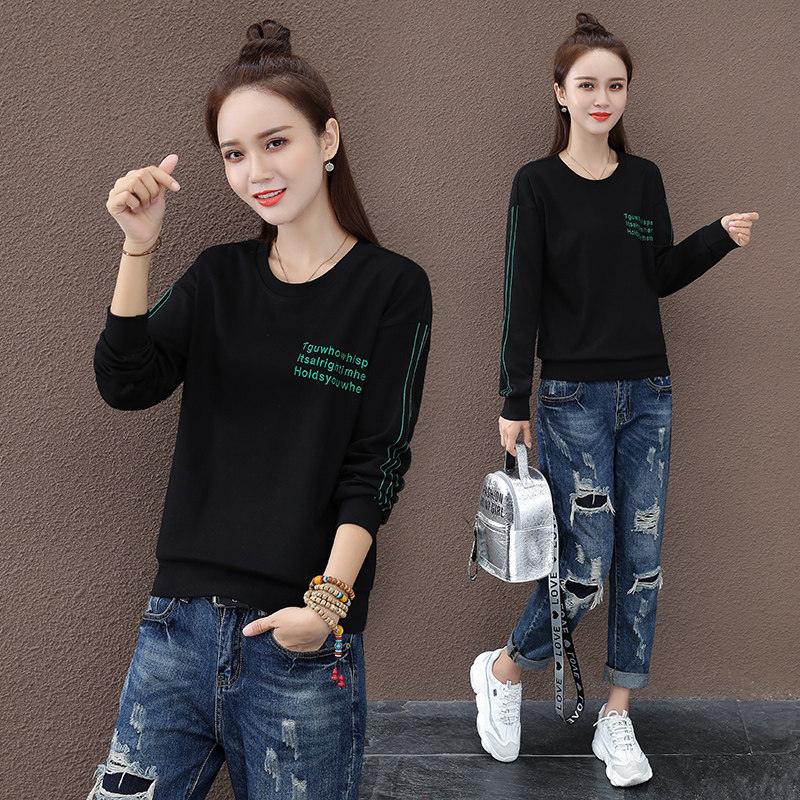 以纯官方旗舰店网红休闲套头卫衣2020早秋新款韩版宽松外套上衣潮