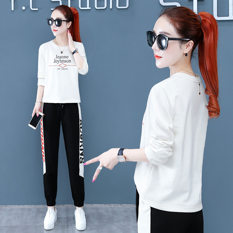 网红爆款长袖T恤女2020春秋新款韩版上衣以纯官方旗舰店官网店铺