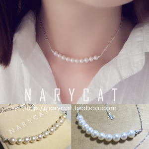 narycat遮疤痕天然淡水珍珠定制
