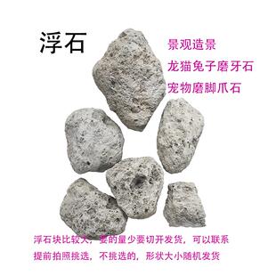 鱼缸景观造景大块悬浮石轻石海浮石龙猫兔子磨牙石宠物磨脚爪石