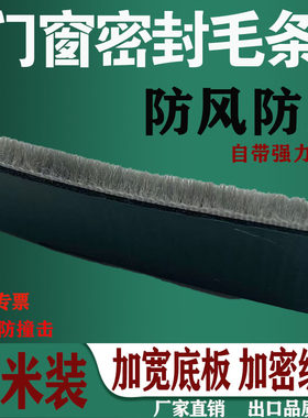 20mm宽加宽毛条塑防尘自粘型挡风