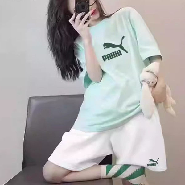 臻选优品| 运动套装女2025新款夏季休闲纯棉宽松学生五分裤两件套