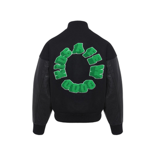 afgk正版三标全马思唯联名美式嘻哈棒球服秋潮牌飞行员夹克外套男