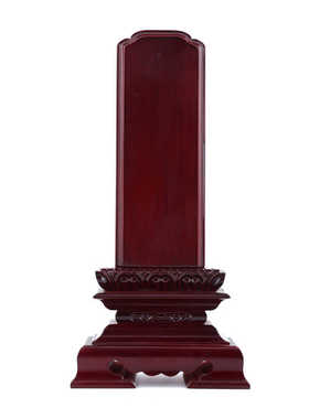 祖宗牌位家用祠堂祖先灵实木定制排位牌工厂直销刻字家庭灵牌