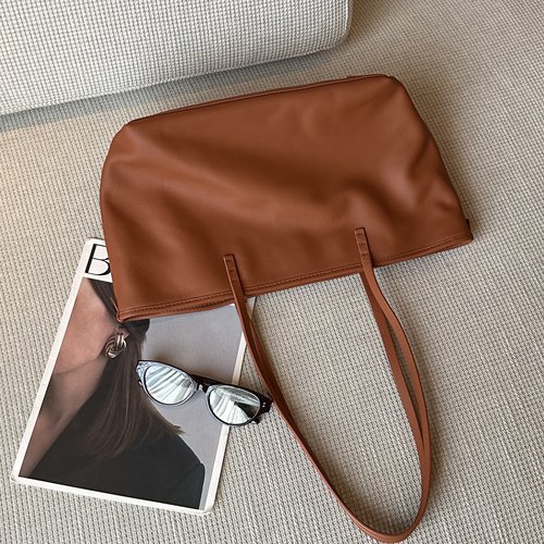 2025秋冬新款简约休闲大容量托特包