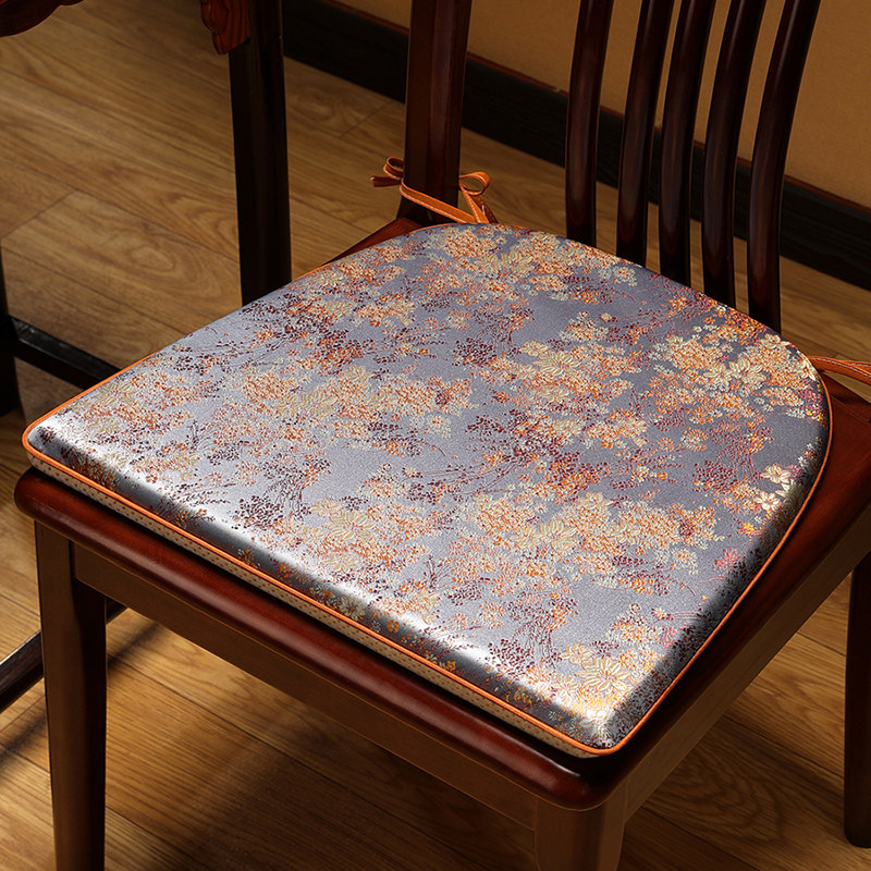 中式椅子垫坐垫餐椅垫餐桌椅梯形垫子马蹄垫实木凳子垫防滑垫座垫