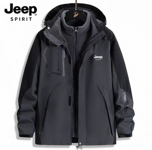 赠送运费险！主播同款（男女同款）加绒加厚三合一冲锋衣