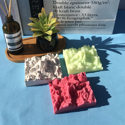 胖头鱼蜡烛模具山峰香薰摆件