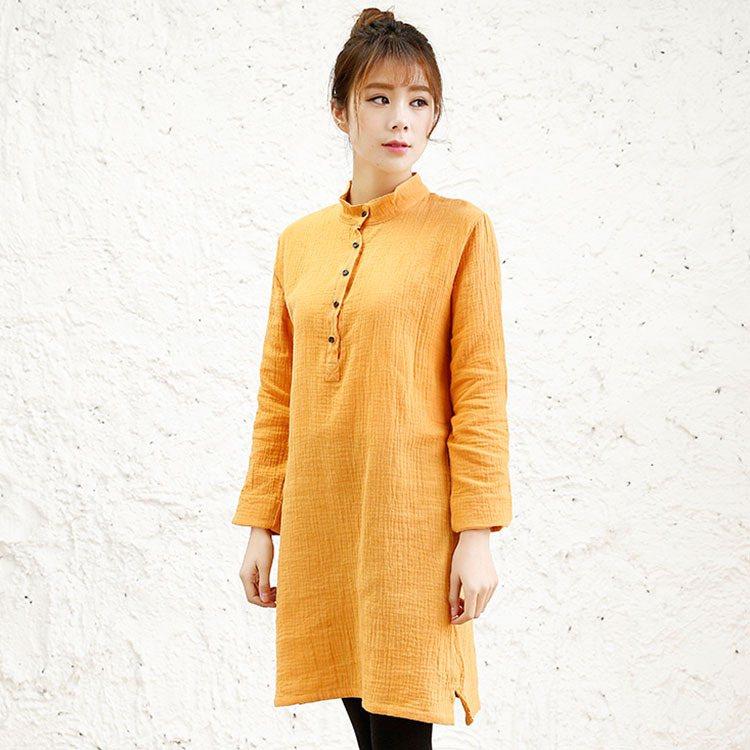 An original Chinese improved cotton and linen women's loose|msdalam kategori Butik wanita / wanita, shirt - dari Buy2taobao.com untuk memberikan perkhidmatan ejen Taobao profesional membeli