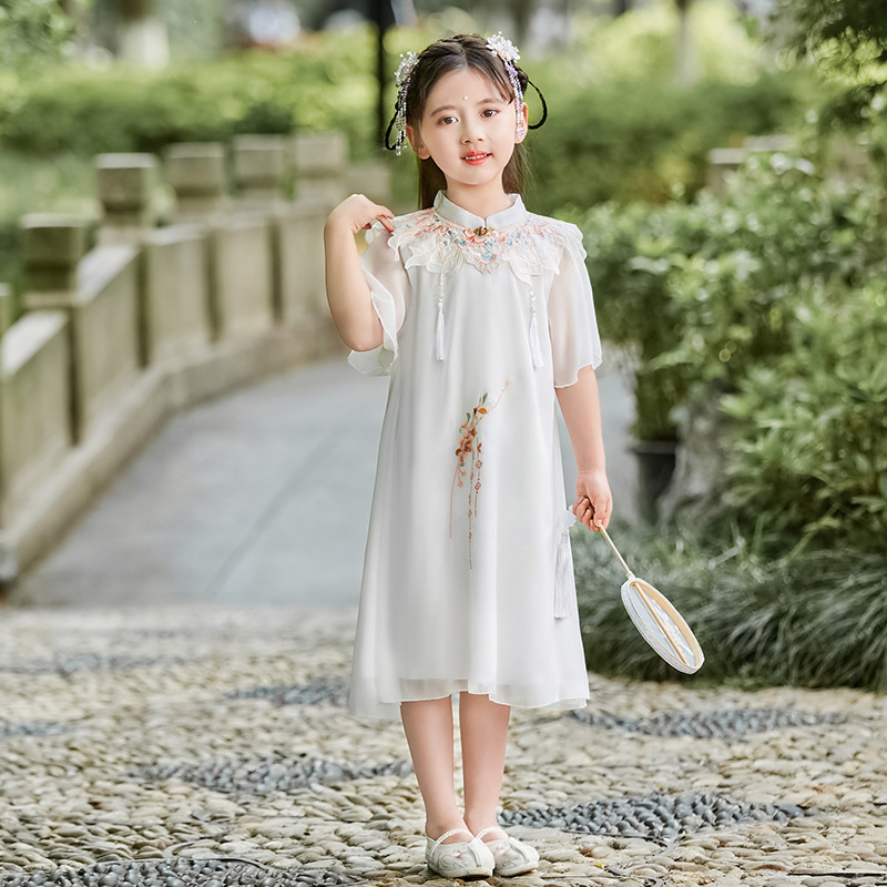 女童汉服超仙连衣裙子夏款