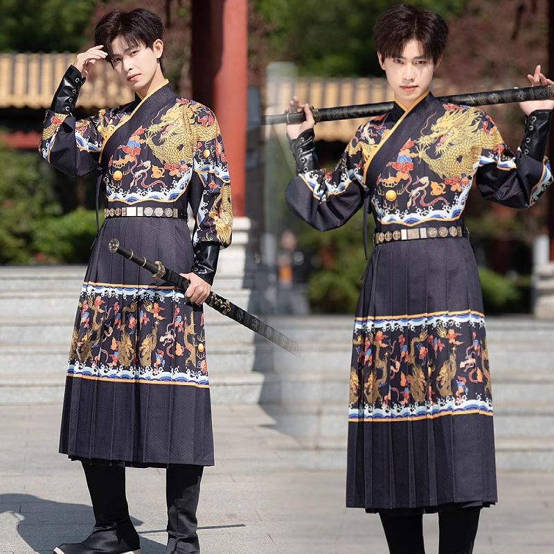 原创汉服锦衣卫飞鱼服男款