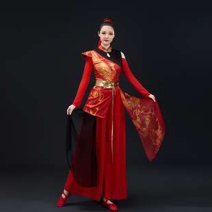 打鼓服装民族锣鼓腰鼓大鼓水鼓舞蹈中国喜庆国潮雪龙吟走秀演出服