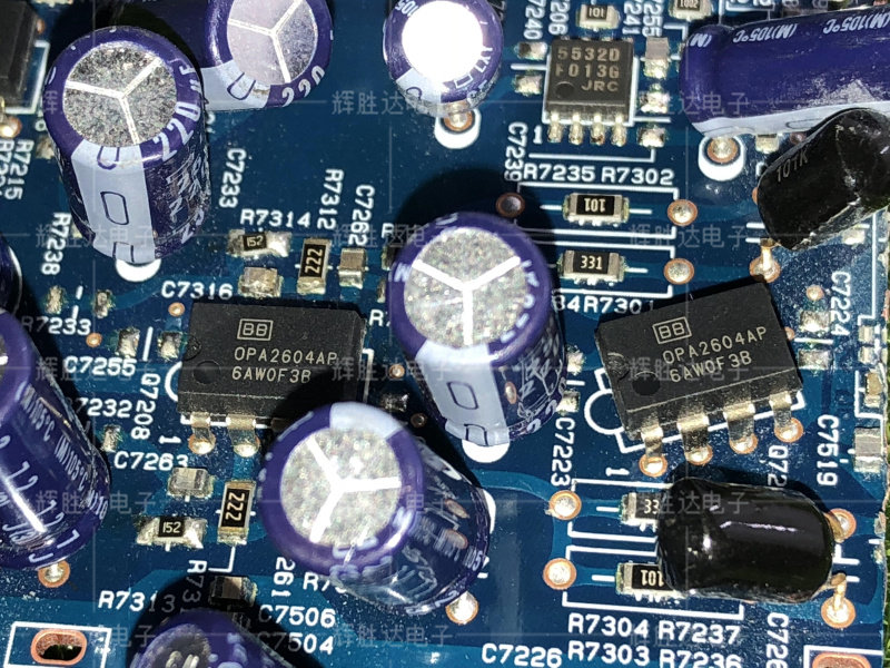 OPA2604AP进口拆机，双音频，双运算放大器集成电路IC 批量供应