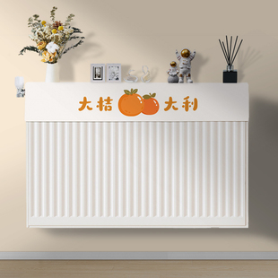 暖气片防尘罩家用新款半包遮挡防熏客厅老式铸铁装饰罩暖气套盖布