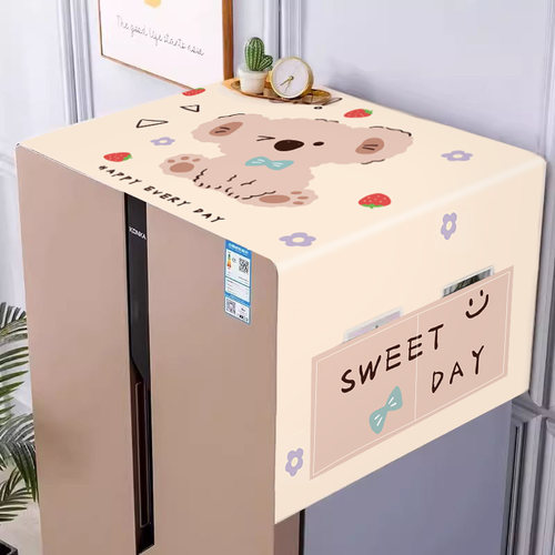 冰箱防尘盖布单开门双开门