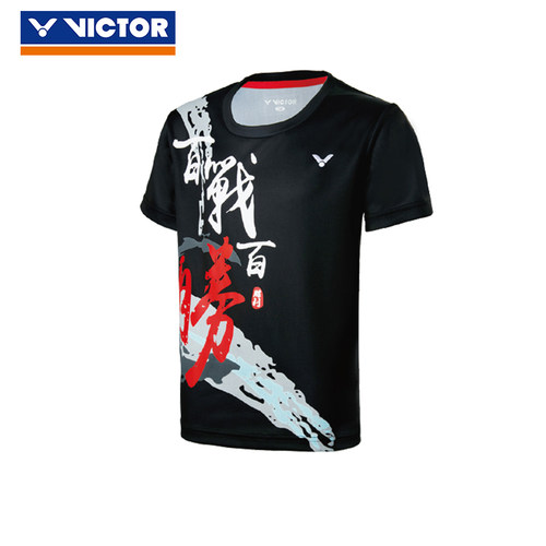 VICTOR威克多儿童羽毛球服短袖