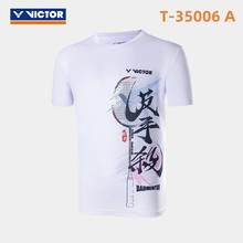 VICTOR威克多羽毛球服李梓嘉同款上衣反手杀35006胜利速干透气