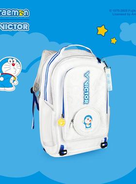 VICTOR威克多2025哆啦A梦联名款胜利双肩背包羽毛球包BR5035