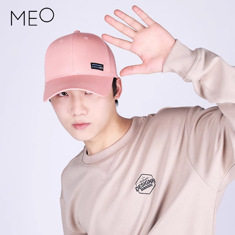 MEO 时尚男女防晒棒棒球帽遮阳运动鸭舌防尘帽帅气休闲帽官方正品