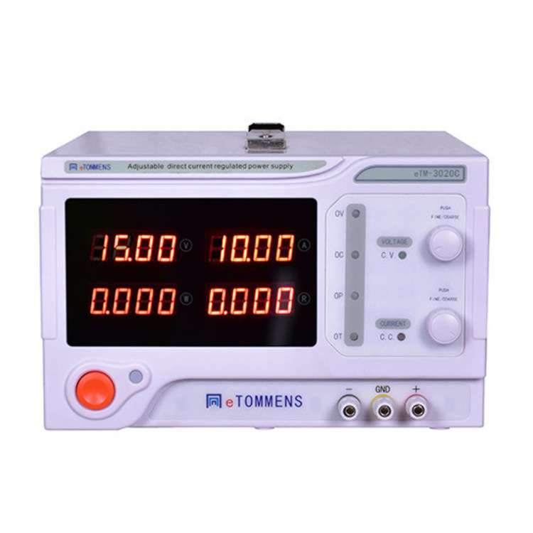 eTOMMENS同门电源eTM-3020C直流稳压电源30V20A编码器开关电源