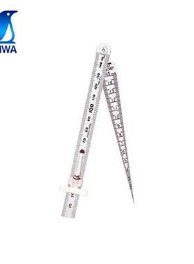 原装日本亲和SHINWA楔形塞尺锥度尺孔尺附钢直尺 62612